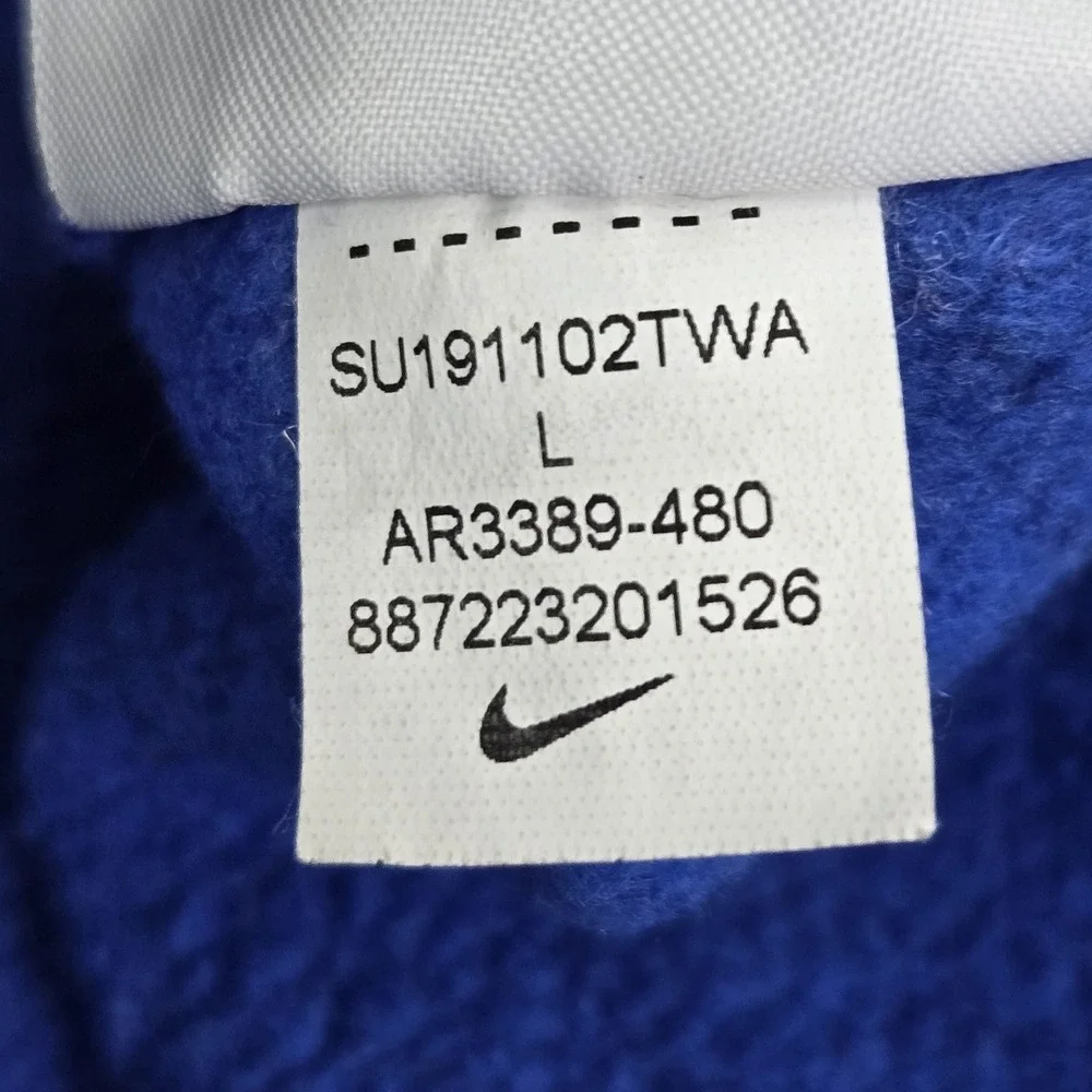 Florida Gators Men Hoodie L Blue Nike Graphic Fleece Gator Logo Activewear NWT